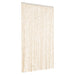Vliegengordijn 100x220 cm chenille beige en wit