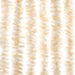 Vliegengordijn 100x230 cm chenille beige en wit