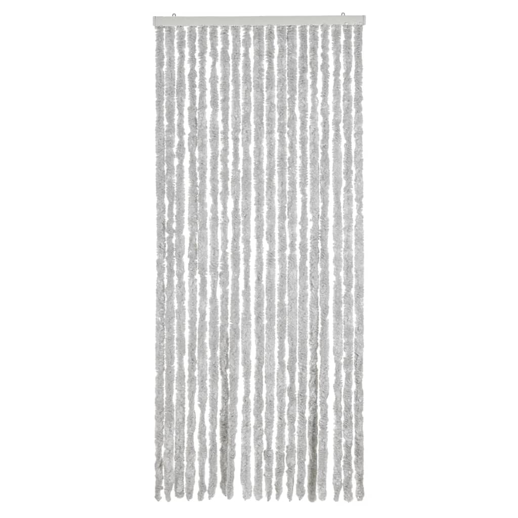 Vliegengordijn 56x185 cm chenille grijs
