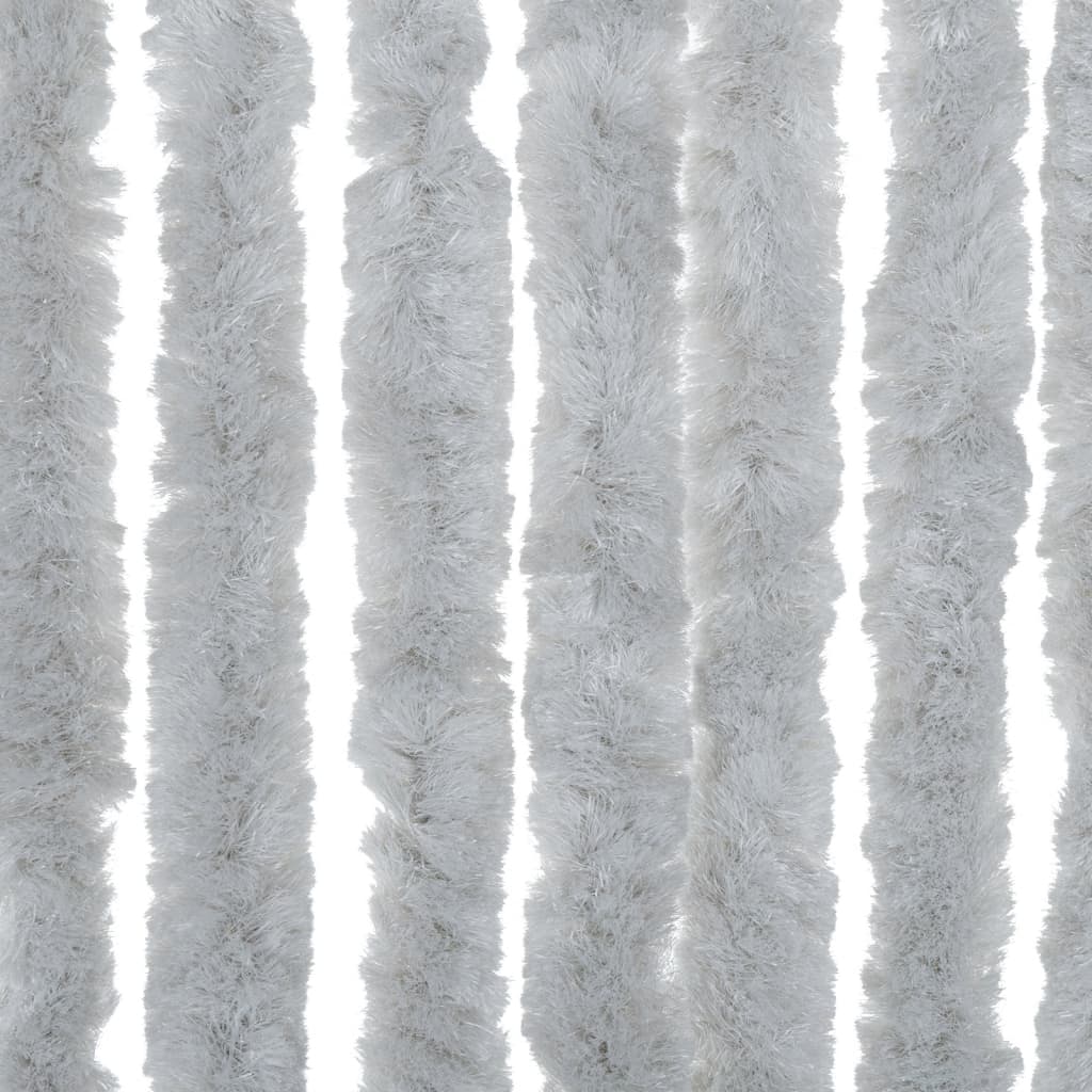 Vliegengordijn 56x185 cm chenille grijs