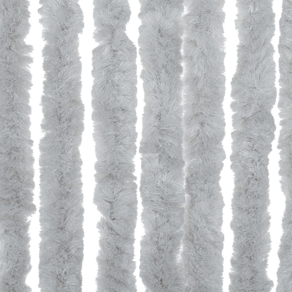 Vliegengordijn 56x200 cm chenille grijs