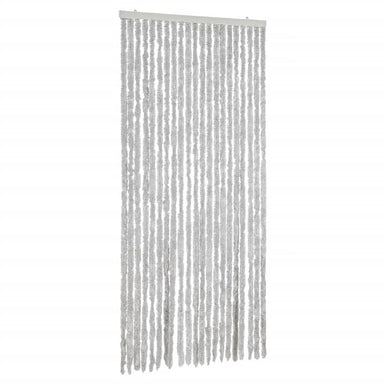 Vliegengordijn 90x200 cm chenille grijs