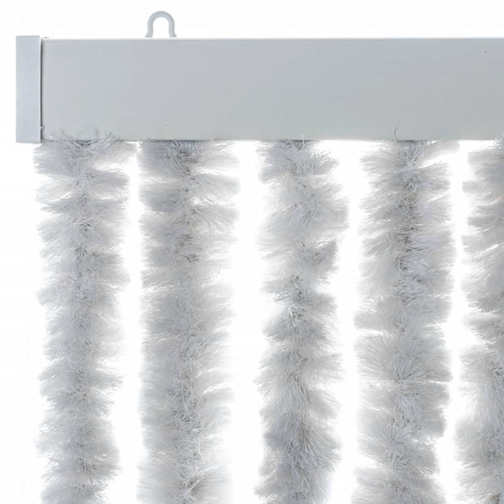 Vliegengordijn 100x200 cm chenille grijs