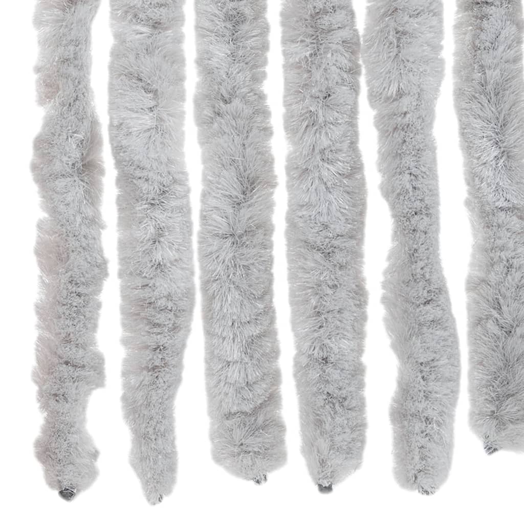 Vliegengordijn 100x200 cm chenille grijs