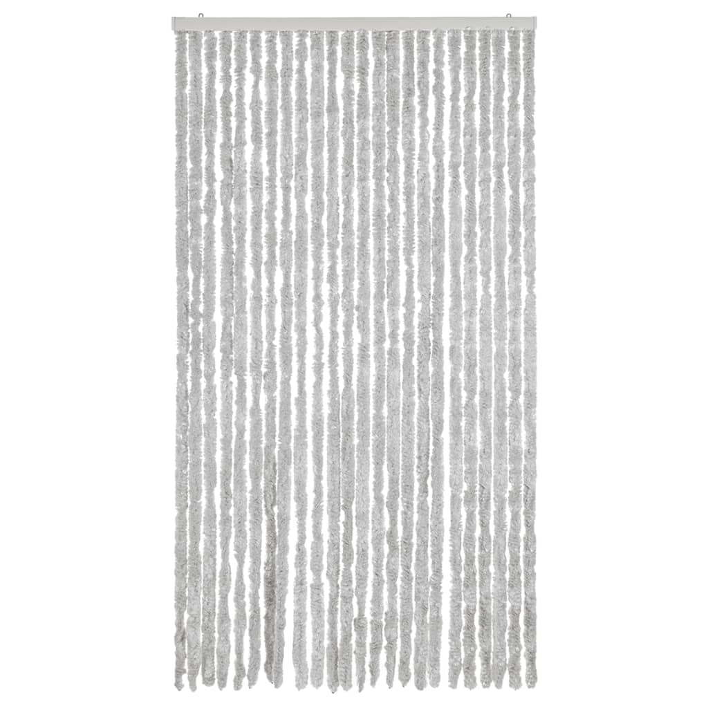 Vliegengordijn 100x220 cm chenille grijs