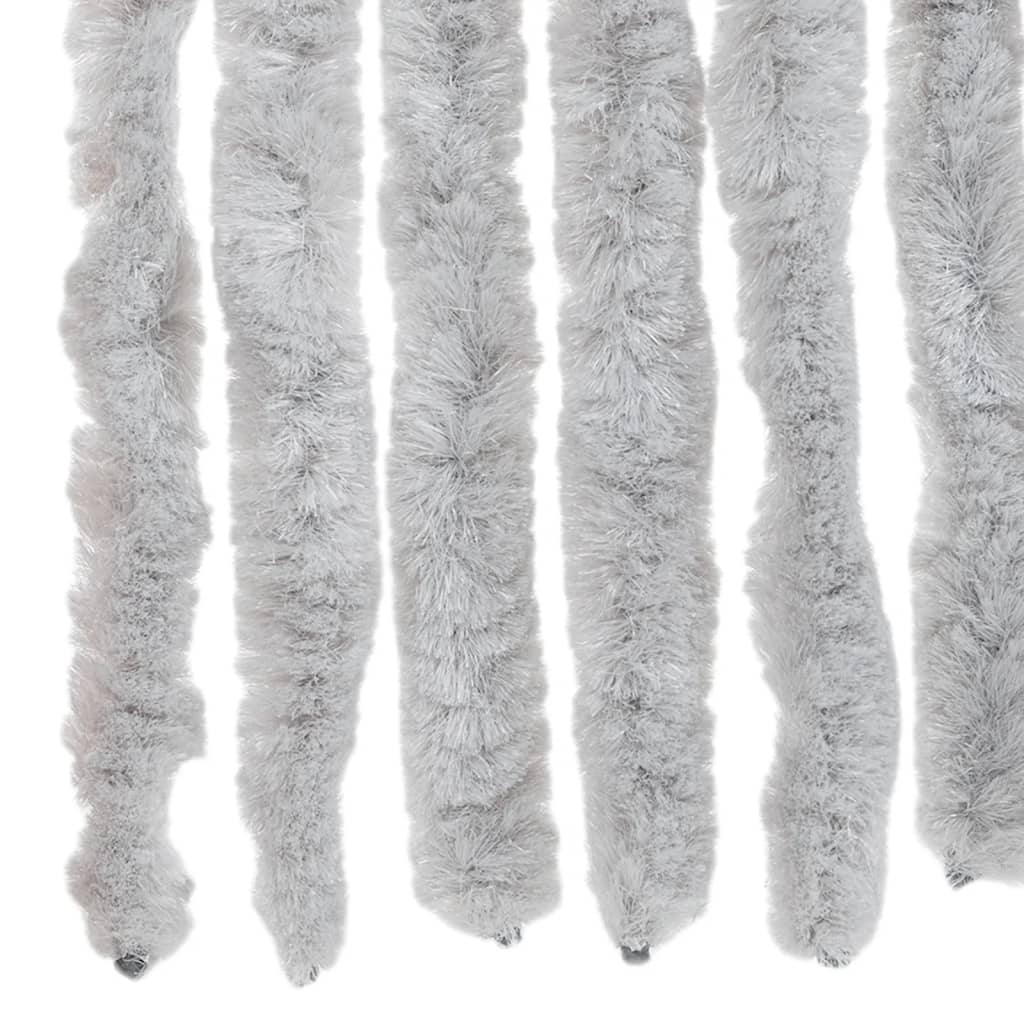 Vliegengordijn 100x220 cm chenille grijs