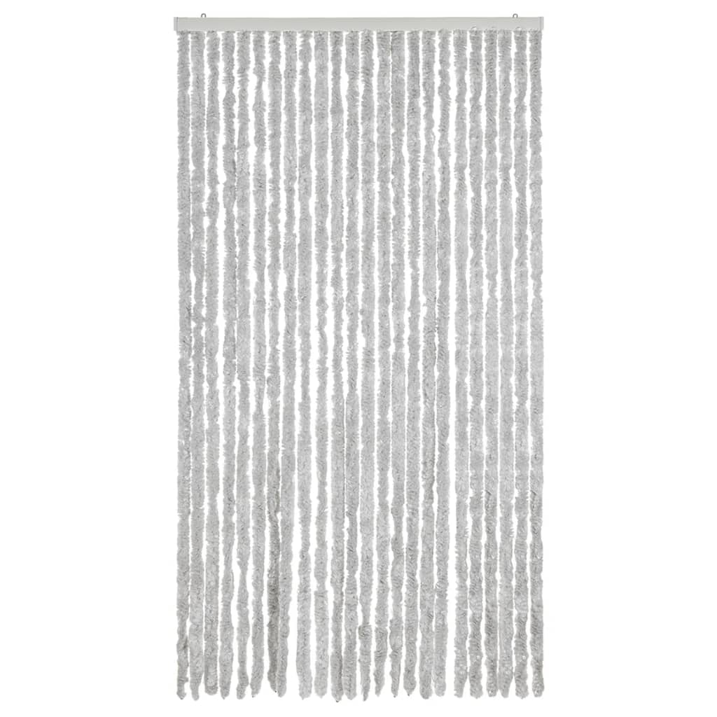 Vliegengordijn 100x230 cm chenille grijs