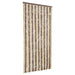 Vliegengordijn 56x185 cm chenille donkerbruin en beige