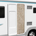 Vliegengordijn 56x185 cm chenille donkerbruin en beige