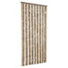 Vliegengordijn 56x200 cm chenille donkerbruin en beige