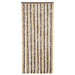 Vliegengordijn 56x200 cm chenille donkerbruin en beige