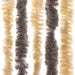 Vliegengordijn 56x200 cm chenille donkerbruin en beige