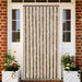 Vliegengordijn 90x200 cm chenille donkerbruin en beige