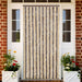 Vliegengordijn 90x220 cm chenille donkerbruin en beige