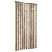 Vliegengordijn 100x220 cm chenille donkerbruin en beige