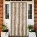 Vliegengordijn 100x230 cm chenille donkerbruin en beige