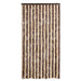 Vliegengordijn 100x200 cm chenille beige en lichtbruin
