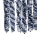 Vliegengordijn 100x200 cm chenille blauw en wit
