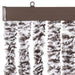 Vliegengordijn 100x230 cm chenille bruin en beige