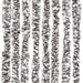 Vliegengordijn 100x230 cm chenille bruin en beige