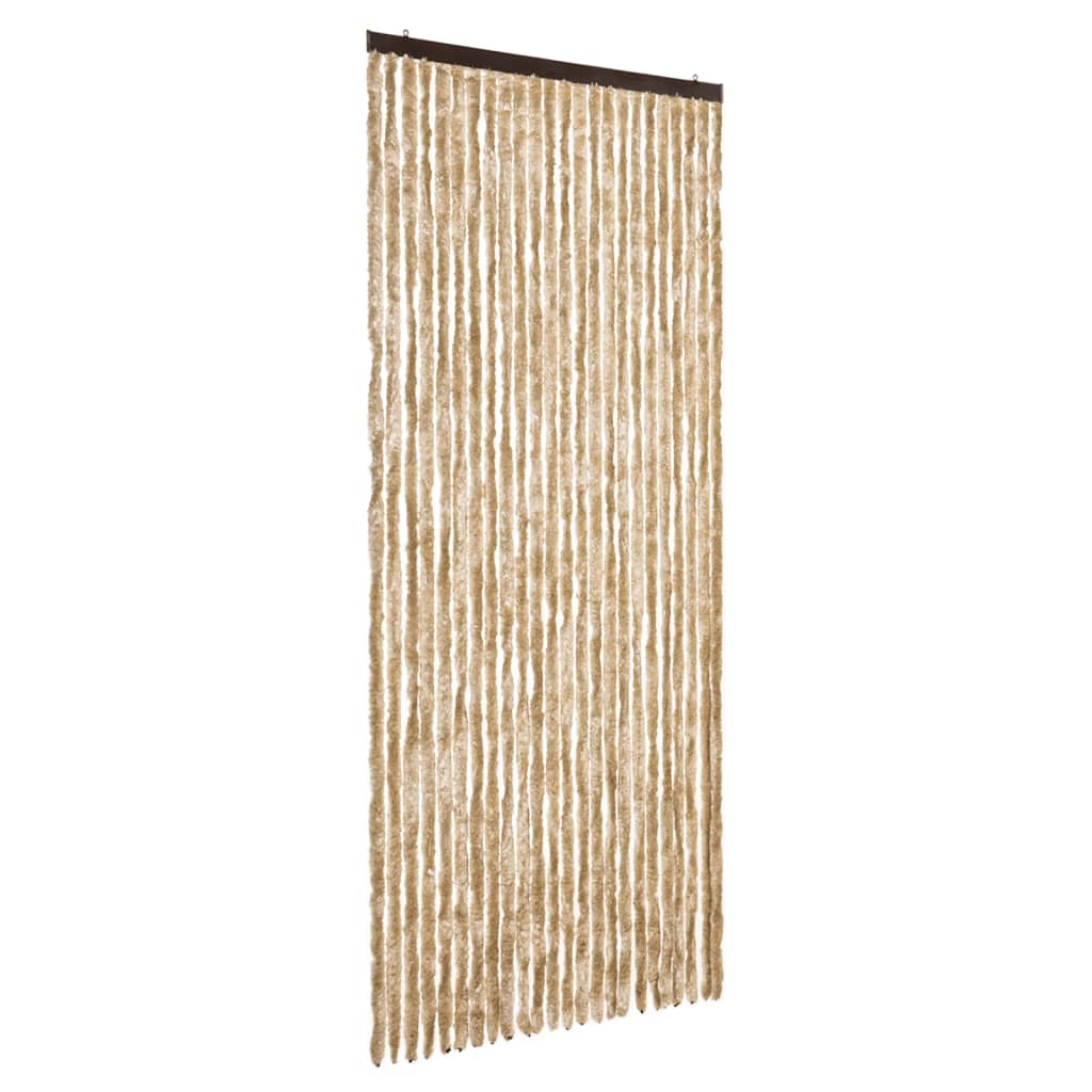 Vliegengordijn 100x230 cm chenille beige
