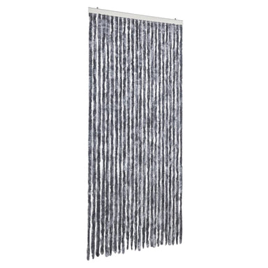 Vliegengordijn 100x200 cm chenille zilver