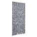 Vliegengordijn 100x200 cm chenille zilver