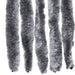 Vliegengordijn 100x200 cm chenille zilver