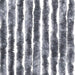 Vliegengordijn 100x230 cm chenille zilver