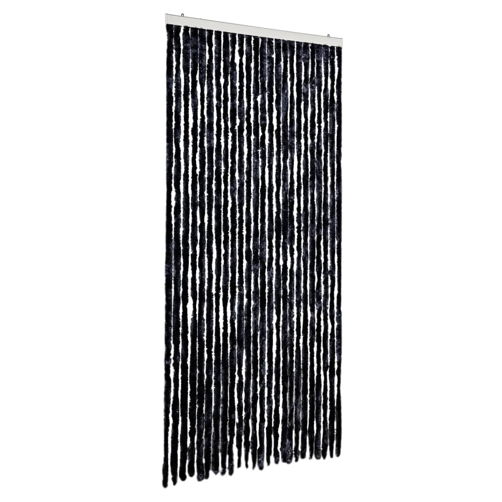 Vliegengordijn 100x200 cm chenille antracietkleurig