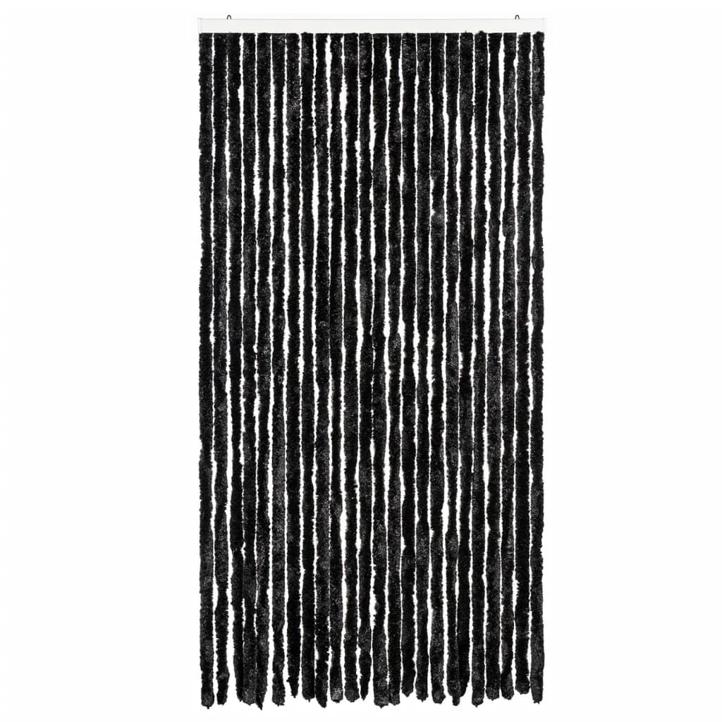Vliegengordijn 100x200 cm chenille antracietkleurig