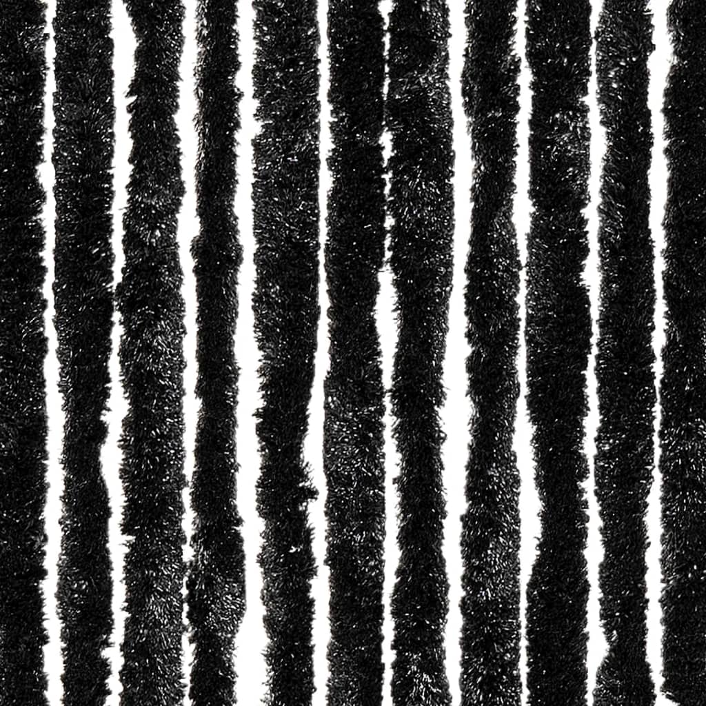 Vliegengordijn 100x200 cm chenille antracietkleurig