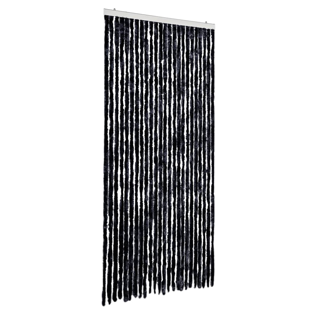 Vliegengordijn 100x230 cm chenille antracietkleurig