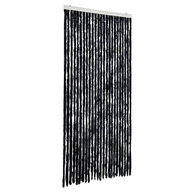 Vliegengordijn 100x230 cm chenille antracietkleurig