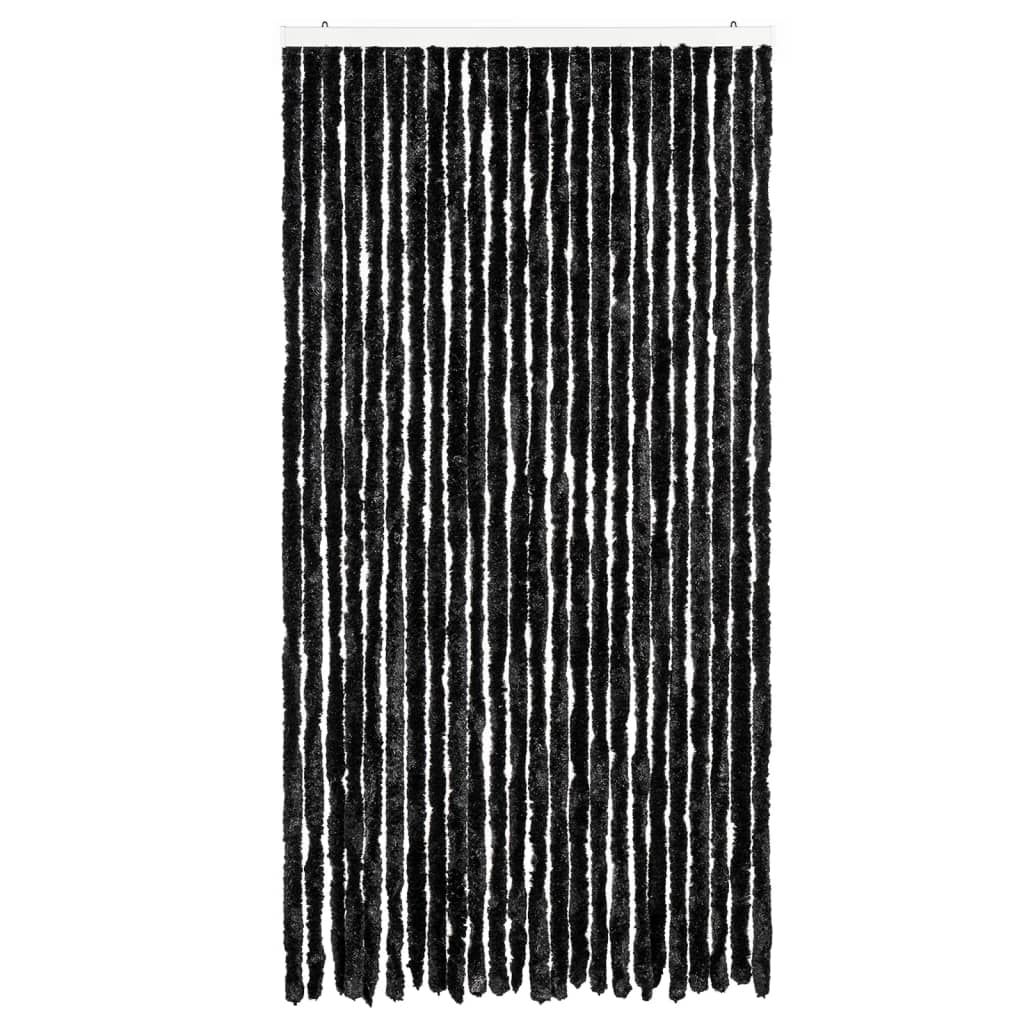 Vliegengordijn 100x230 cm chenille antracietkleurig