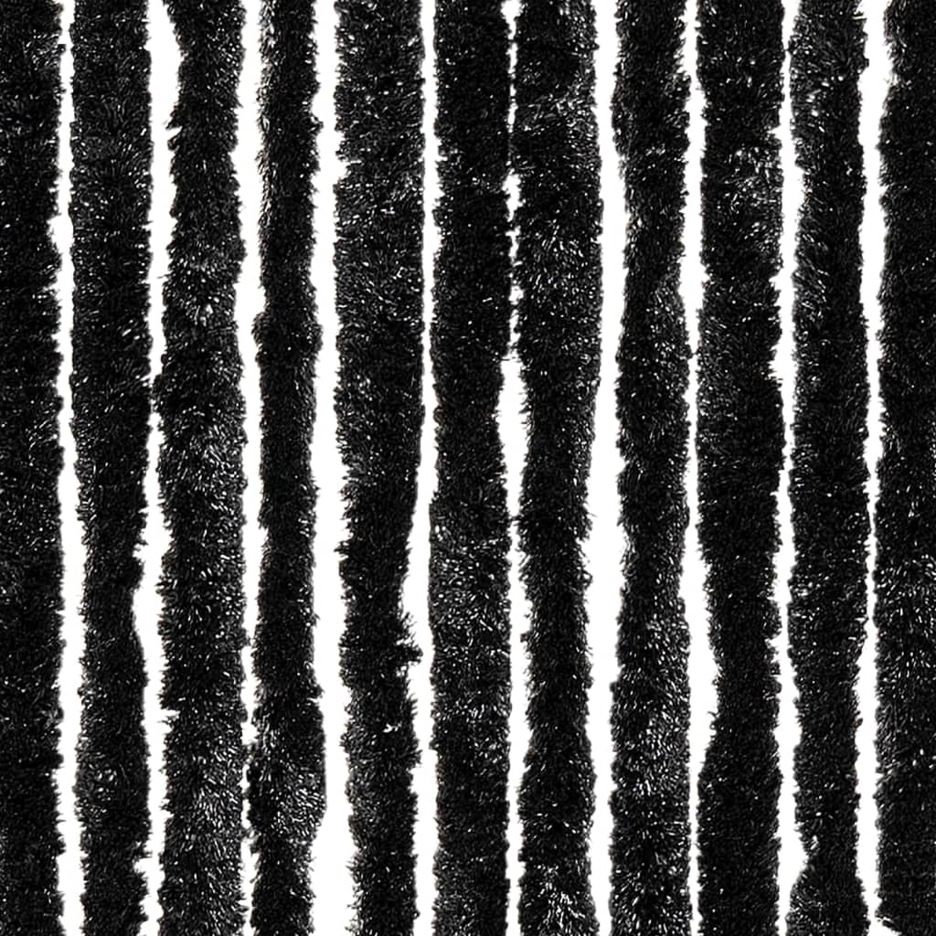 Vliegengordijn 100x230 cm chenille antracietkleurig