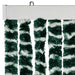 Vliegengordijn 90x200 cm chenille groen en wit