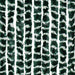 Vliegengordijn 90x200 cm chenille groen en wit
