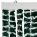 Vliegengordijn 100x230 cm chenille groen en wit