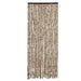 Vliegengordijn 56x200 cm chenille beige en bruin