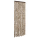 Vliegengordijn 90x200 cm chenille beige en bruin