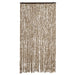 Vliegengordijn 100x230 cm chenille beige en bruin