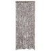 Vliegengordijn 56x200 cm chenille bruin en wit