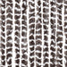 Vliegengordijn 56x200 cm chenille bruin en wit
