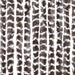 Vliegengordijn 90x200 cm chenille bruin en wit