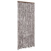 Vliegengordijn 100x230 cm chenille bruin en wit