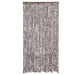 Vliegengordijn 100x230 cm chenille bruin en wit
