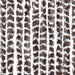 Vliegengordijn 100x230 cm chenille bruin en wit