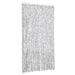 Vliegengordijn 100x200 cm chenille lichtgrijs en donkergrijs