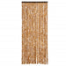 Vliegengordijn 56x200 cm chenille okerkleurig en wit